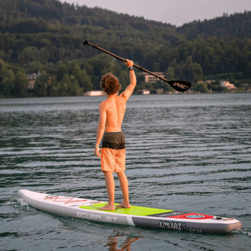 Amanzi SUPing at Sunset